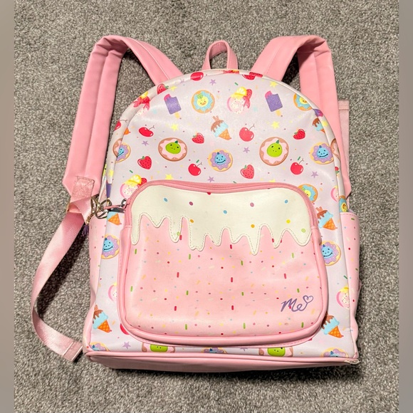 Moriah Elizabeth Backpack Pink White Donut Me - Picture 1 of 6